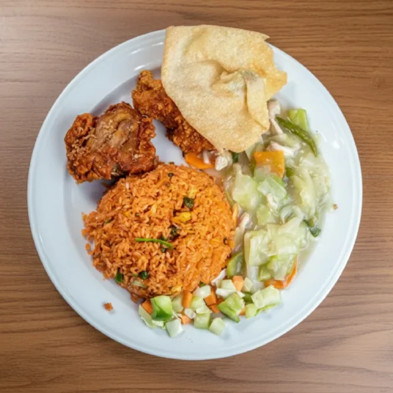 Khicuri & Crispy Chicken Platter